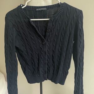 Navy blue cardigan Brandy Melville